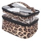 thumbnail image 5 of Neceser de Maquillaje Portátil ANGGREK Bolsa cosmética de doble capa PVC Diseño de leopardo, 5 of 8