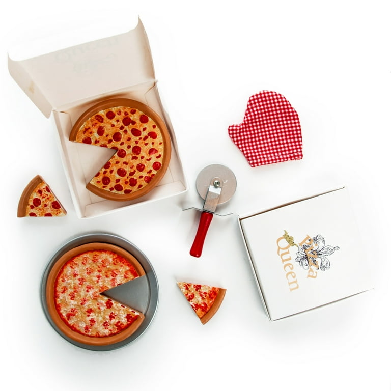 The Queen's Treasures 18 inch Doll Food Accessory Play Set, Pizza Party  Night with Pepperoni & Cheese Pizzas, 2 Pizza Boxes, Pan, Pizza Cutter &  Oven 