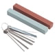 thumbnail image 2 of Puente de Guitarra Juego de Limas de Tuerca de Silla de Montar Herramienta de Lijado de Guitarra Herramientas de Pulido de Trastes Kit de Mantenimiento de Guitarra para ANGGREK Otros, 2 of 8