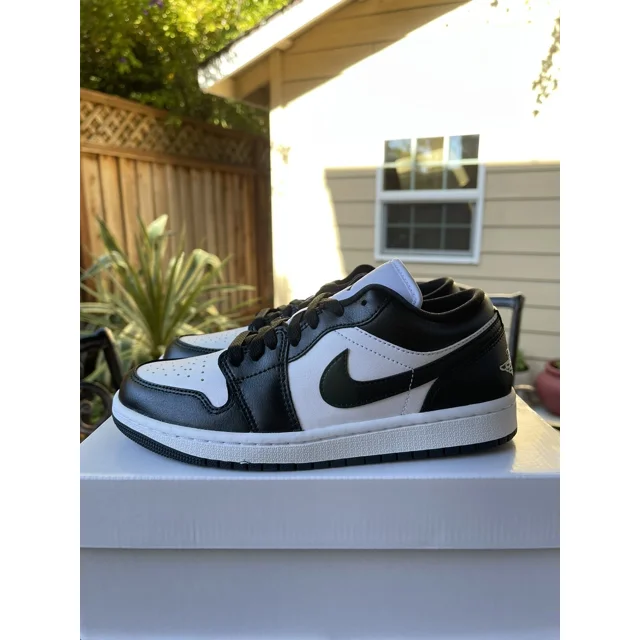 Ni - ke NEW Ni - ke Air Jordan 1 Low Panda 2023 Black White Women's Size 7 DC0774-101