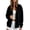 Black, variant on Open Front Hoodies for Women, Long Sleeve Casual Fall Winter Warm Womens Jackets Outerwear Gray Size S