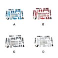 thumbnail image 4 of Vogacara Juego surtido de amortiguadores para vehículos a control remoto a escala 1/12, varilla de tracción para vehículos, Kit surtido de reparación, Kits de construcción modelo Plata Vogacara FN012229-04B, 4 of 6