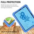 thumbnail image 6 of GSFY Case Compatible with iPad Air 11 inch M3 2025 / M2 2024, iPad Air 10.9 4th&5th Gen 2022/2020, Light EVA 360° 3D Butterfly Kickstand Shockproof Case Cover with Pencil Holder, Blue BTFLY, 6 of 7