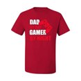 thumbnail image 2 of Wild Bobby,Dad by Day Gamer by Night Funny Gaming Dad Gift, Father's Day, Men Graphic Tees, Red, 3XL, 2 of 3