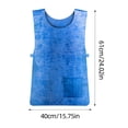 thumbnail image 2 of VMWMSSR Cooling Vest For Men Women, Quick Absorb Cold Sleeveless Heat Relief Vest, Lightweight Breathable Summer Cool Work Vest For Gardening Hiking Outdoor Indoor(Pink-24.02"x15.75"), 2 of 2