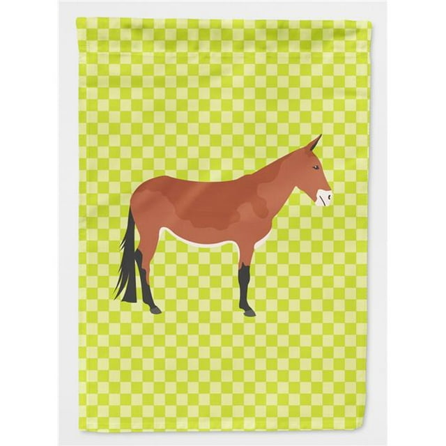Carolines Treasures BB7671GF Mule Green Garden Flag