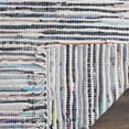 thumbnail image 6 of SAFAVIEH Rag Skylar Striped Cotton Area Rug, Ivory/Multi, 6' x 9', 6 of 8