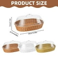 thumbnail image 3 of Dusknt Food Cover Brown, Closure Bags & Lids & Boxes,, 3 of 9