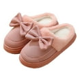 thumbnail image 2 of ATENAR Womens Slippers Casual Wide Shoes Women Fuzzy House Slipper Pink 7.5, 2 of 6