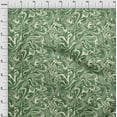 thumbnail image 4 of oneOone Cotton Silk Green Fabric Abstract Marble Quilting Supplies Print Sewing Fabric By The Yard 42 Inch Wide, 4 of 6