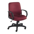 thumbnail image 2 of Safco Poise Executive Mid Back Chair Black Vinyl 6301BV, 2 of 4