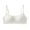 White, variant on Women Bra Summer Lightweight Low Necked Thin Shoulder Strap Small Specific Seamless Gathering Sag Bralette