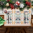 thumbnail image 2 of asddcavvf Easter Bunny Egg Pattern Linen Print Kitchen Dining Room Insulated Decorative Placemat（1）, 2 of 7