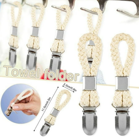 

cbzote Home Decorations Clip Cotton Hangers Hanger Pendant Woven Decorative Loop Towel Clip Towel For Towels Hangs
