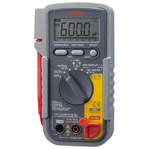 Sanwa CD732  Digital Multimeter with High-Speed Bar Graph & Continuity Buzzer with LED