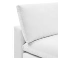 thumbnail image 6 of Modway Commix Down Filled Overstuffed Performance Velvet Armless Chair in White, 6 of 8