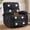 Black, variant on Power Recliner Chair with Bluetooth Speakers & 270° Swivel, Ergonomic Reclining Sofa w/ LED Lights, USB + Type-C Ports, Pockets for Back Pain Relief, Ideal for Elderly & Adults, Reading Bedroom, Grey