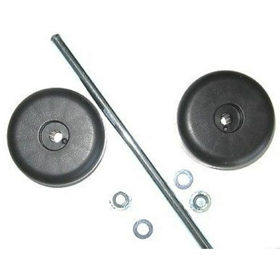 Sanitaire 886/888/889/887/S654/S661/695, Rear Axle Wheels Set - 60161