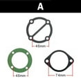 thumbnail image 3 of 3 in 1 Air Compressor Cylinder Head Base Valve Plate Gaskets Washers, 3 of 5