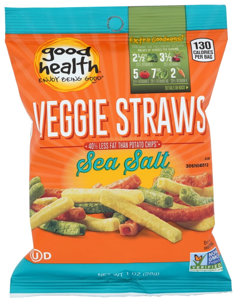 Good Health Sea Salt Veggie Straws, 6.25 Oz