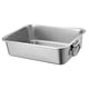 thumbnail image 5 of Bandeja de arena portátil de acero inoxidable para gatos, camiseta con caja abierta, resistente a los arañazos, resistente, multiusos, inodoro para 4cmx3cmx1cm, 5 of 9
