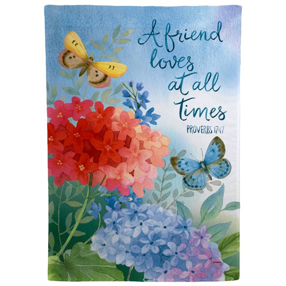 28 x 40 A Friend Loves House Flag by Ashton