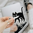 thumbnail image 2 of Halloween Black Cat Stickers with Knife, Cat Car Stickers and Decals, Catnap Stickers - Stickers for Laptop Water Bottle Phone Car Window Helmet Vinyl Stickers 3 Inches (Cat & Knife 2) (4x4inch), 2 of 7