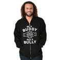 thumbnail image 5 of Be A Buddy Not A Bully Friendly Cute Zip Up Hoodie Men's Women's Brisco Brands S, 5 of 5