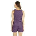 thumbnail image 5 of Bimba Womens Solid Sleepwear Set 2 Pcs Short & Top Casual Nightwear Loose Fit Loungewear, 5 of 7