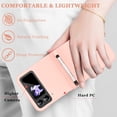 thumbnail image 2 of Compatible S Pen Case for Samsung Galaxy Z Flip 4 Case with Hinge Protection Pink Women,All-Inclusive Coverage Case with Pen Holder Z Flip 3 Phone Case for Galaxy Z Flip 4 5g Case Stylus Girls, 2 of 12