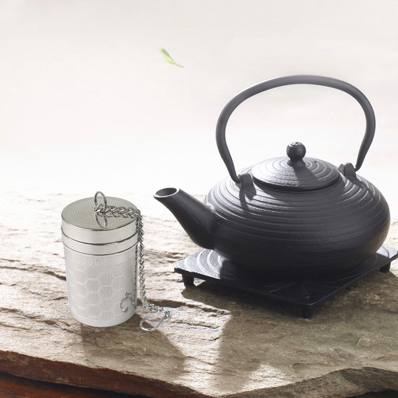 2 Pièces Infuseur Thé En Acier Inoxydable 304 - Infuseur à Thé Maille Fine Réutilisable Pour Tasses Et Théières