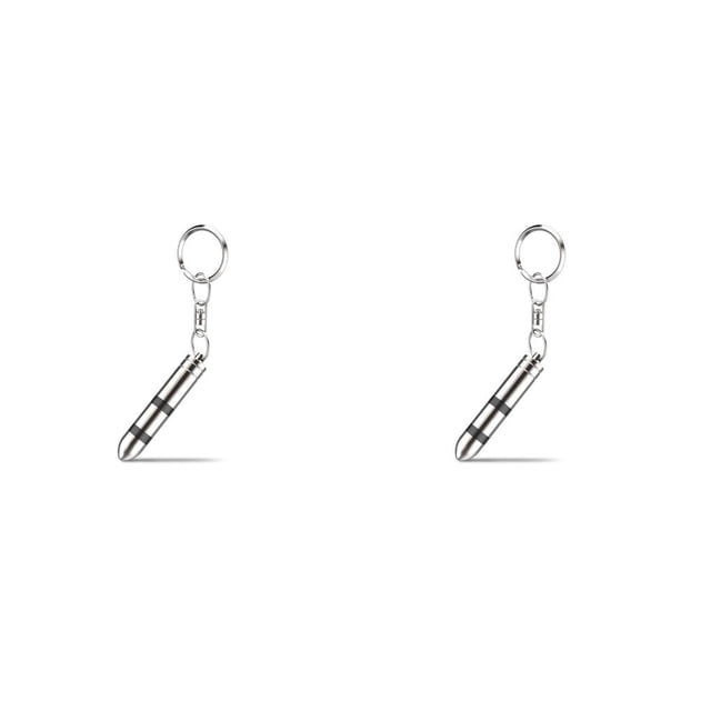Kenally Pluma táctil antiestática portátil para adultos, eliminador de descarga estática, accesorios para automóviles, regalo de Negro 2piezas