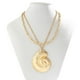 thumbnail image 3 of Concha de mar collar de oro concha de mar bruja accesorios de disfraces para niños adultos（1PC）, 3 of 3