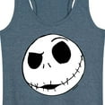 thumbnail image 3 of The Nightmare Before Christmas - Jack Face - Women's Racerback Tank Top, 3 of 5