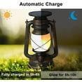 thumbnail image 4 of Solar Lantern Outdoor, 2 Pack Hanging Lantern with Remote Control, Flickering Flame Vintage LED Lantern, 4 of 6