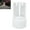 White, variant on Table Top Fire Pit, Table Top Fireplace Transparent Glass Rugged Construction  for Home Black,White