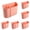 Pink, variant on Magnetic Pen Holder for Refrigerator and Whiteboard, Magnetic Dry Erase Marker Holder with Generous Compartments, Strong Magnet Storage for Pens Pencils Locker Accessories