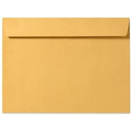 9 X 12 Booklet Envelopes - 28lb. Brown Kraft (50 Qty.)