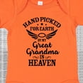 thumbnail image 4 of Inktastic Handpicked for Earth by My Great Grandma in Heaven Boys or Girls Baby Bodysuit, 4 of 5