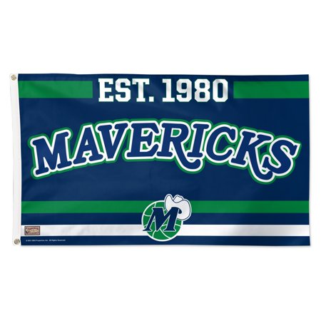 WinCraft Dallas Mavericks 3 x 5 Single-Sided Franchise Establishment Deluxe Flag