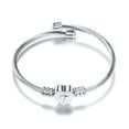 thumbnail image 1 of DPTALR 26 Letters Stainless Steel Wire Bracelet Heart-shaped Bracelet, 1 of 1