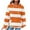 Orange, variant on Scyoekwg Hoodies for Women Drawstring Hooded Sweatshirts with Pocket Striped Tops for Women Trendy Loose Long Sleeve Dressy Casual Blouse Pullover (Navy,XXL)