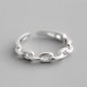 thumbnail image 1 of Anillos ajustables de Plata de Ley 925 para mujer, cadena Cuba, joyería de buenos de lujo, accesorios de boda Vintage, joyería Argent 925, 1 of 2