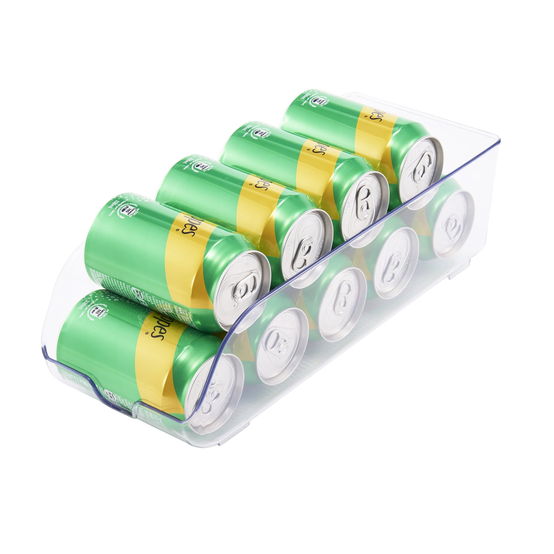 (3 pack) Mainstays Clear Plastic Refrigerator Soda Can Dispenser