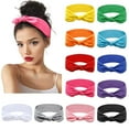 thumbnail image 5 of Vintage Adults Elastic Headband Bunny Ears Bow Hairband Hair Decor Accessory, 5 of 7