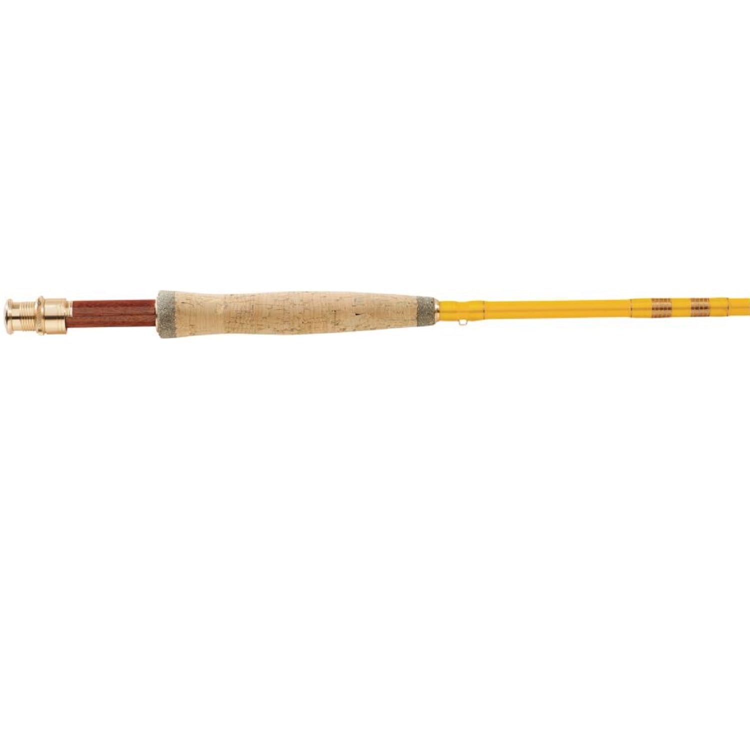 Eagle Claw Durable Construction Fly Fishing Rods, 7 ft Fiberglass Yellow