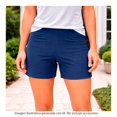 thumbnail image 4 of Short Athletic Word para Mujer Elástico Azul Talla M, 4 of 4