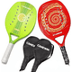 thumbnail image 1 of Raquetas de tenis de playa Camewin 400601 rojas y naranjas, paquete de 2, 1 of 5