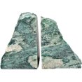 thumbnail image 1 of AMOYSTONE Kitchen Bookshelf Organizer | Natural Green Mica Stone Bookends 4-6LBS Heavy Base | Energy Crystal & Easy to Clean, 1 of 7