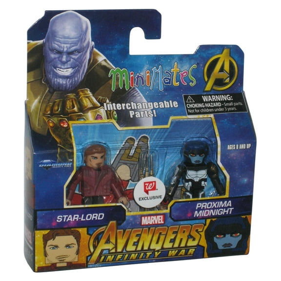 Marvel Avengers Infinity War Star-Lord & Proxima Midnight Minimates Figure Set -